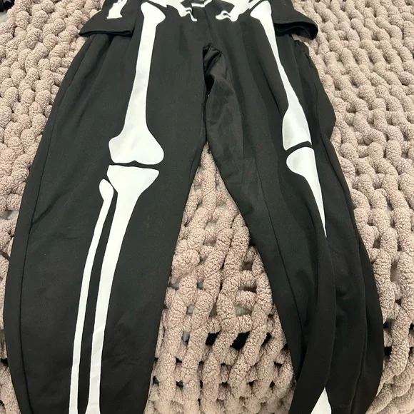 Tipsy Elves Black and White Skeleton Bodysuit - Picture 8 of 8